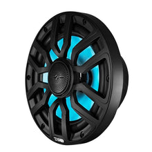 Load image into Gallery viewer, DS18 Marine 8in 2-Way 175 Watts RMS 4 ohm Digital LED Lights Bullet Tweeter Covers Included Black