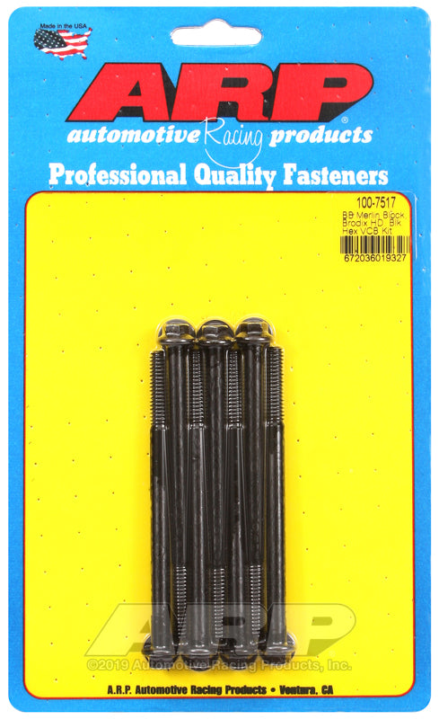 ARP Merlin block, Brodix head BB  hex valve cover bolt kit