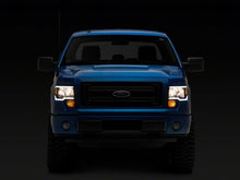 Load image into Gallery viewer, Raxiom 09-14 Ford F-150 Axial Series Headlights w/ LED Bar- Black Housing (Clear Lens)