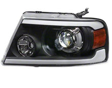 Load image into Gallery viewer, Raxiom 04-08 Ford F-150 Axial Series LED Projector Headlights- Black Housing (Clear Lens)