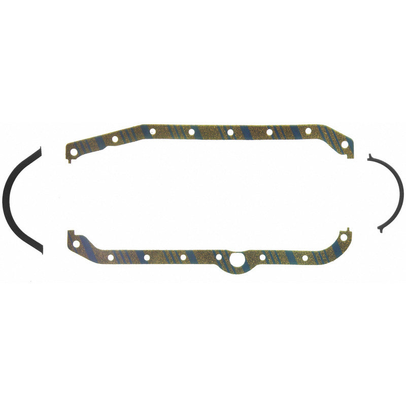 Fel-Pro Chevrolet C10 OS 30386 C Engine Oil Pan Gasket Set Blue Stripe cork-rubber