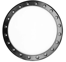 Load image into Gallery viewer, Raceline Beadlock Ring - Alpha - 17in -24 Hole - 12mm - Gunmetal w/Red Decal