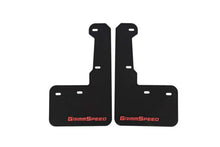 Load image into Gallery viewer, Grimmspeed 15-21 Subaru WRX/STI Mudflaps - Black w/ Red Lettering