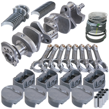 Load image into Gallery viewer, Eagle Chevy 350 3.750in Crank 6.000in I-Beam Rods -5cc Flat Top 4.030in Pistons Rotating Assembly