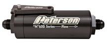Load image into Gallery viewer, Peterson Fluid Systems Fuel Filter -12AN 45 Micron Ball Valve