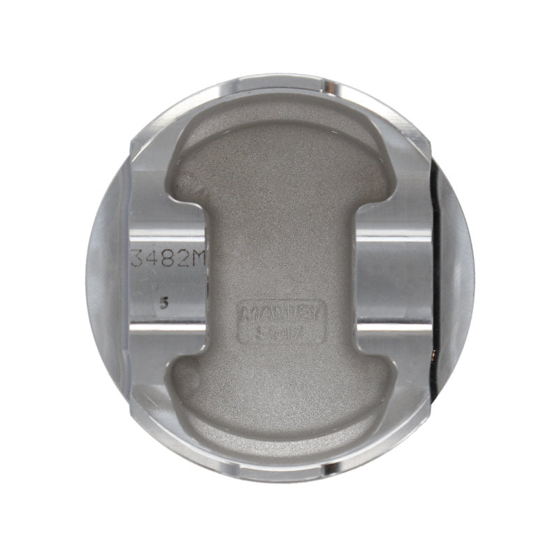 Manley 93-98 Toyota Supra Turbo (2JZGTE) 86.5mm +.5mm Oversized Bore 8.5:1 Dish Piston Set with Ring - GTR Auto