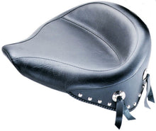 Load image into Gallery viewer, Mustang 84-06 Harley Standard Rear Tire Wide Touring Solo Seat w/Studs - Black