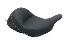 Load image into Gallery viewer, Mustang 08-21 Harley Electra Glide Std,Rd Glide,Rd King,Str Glide Lowdown Solo Seat w/Studs - Black