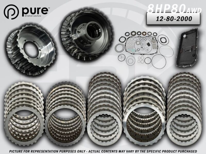 Pure Drivetrain 8HP80 High Performance Transmission Hard Parts Kit - AWD - Stage 2