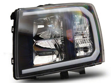Load image into Gallery viewer, Raxiom 07-13 Chevrolet Silverado 1500 Axial Series Headlights w/ LED Bar- Black Housing (Clear Lens)