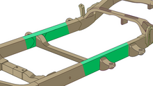 Load image into Gallery viewer, Rust Buster 2007-2013 Chevy Silverado/GMC Sierra Center Frame Repair Kit - Right