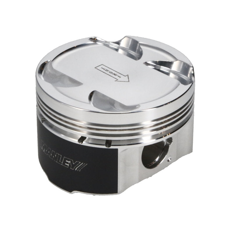 Manley 93-98 Toyota Supra Turbo (2JZGTE) 86.5mm +.5mm Oversized Bore 8.5:1 Dish Piston Set with Ring - GTR Auto