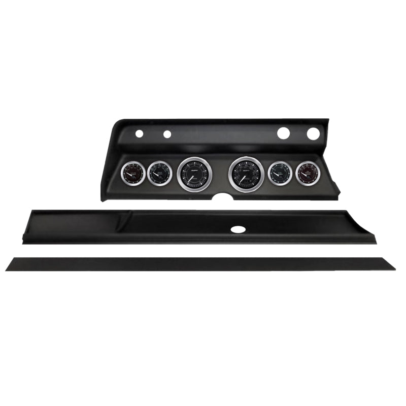 Autometer Chrono Direct Fit Dash Kit 1967 Chevy Chevelle (2 x 3-3/8in. / 4 x 2-1/16in.) 2932-04