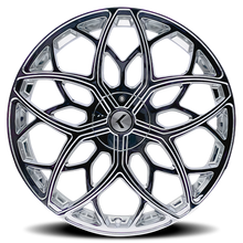 Load image into Gallery viewer, Kraze KR184 Ricochet 22x8.5 / 5x115/120 BP / 38mm Offset / 74.1mm Hub Chrome Wheel