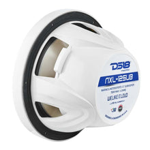 Load image into Gallery viewer, DS18 Marine Subwoofer w/ RGB Lights 12in 350 Watts RMS 4 ohm SVC White