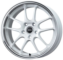 Load image into Gallery viewer, Enkei PF01SS 17x8 5x114.3 50mm Offset 75mm Bore Diameter White w/ Machined Lip