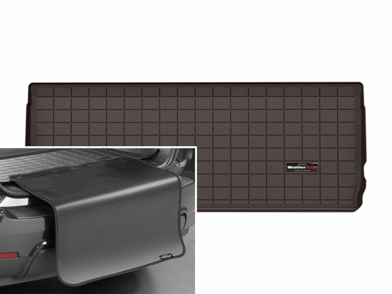 WeatherTech 25-26 Ford Expedition Behind 3rd Row Cargo Liner w/Bumper Protector - Cocoa 431870SK