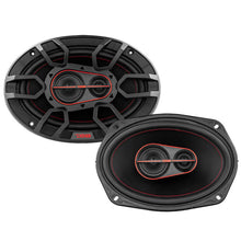 Load image into Gallery viewer, DS18 6x9in 60 Watts RMS 4 ohm 3-Way Coaxial Speaker System Universal Fit
