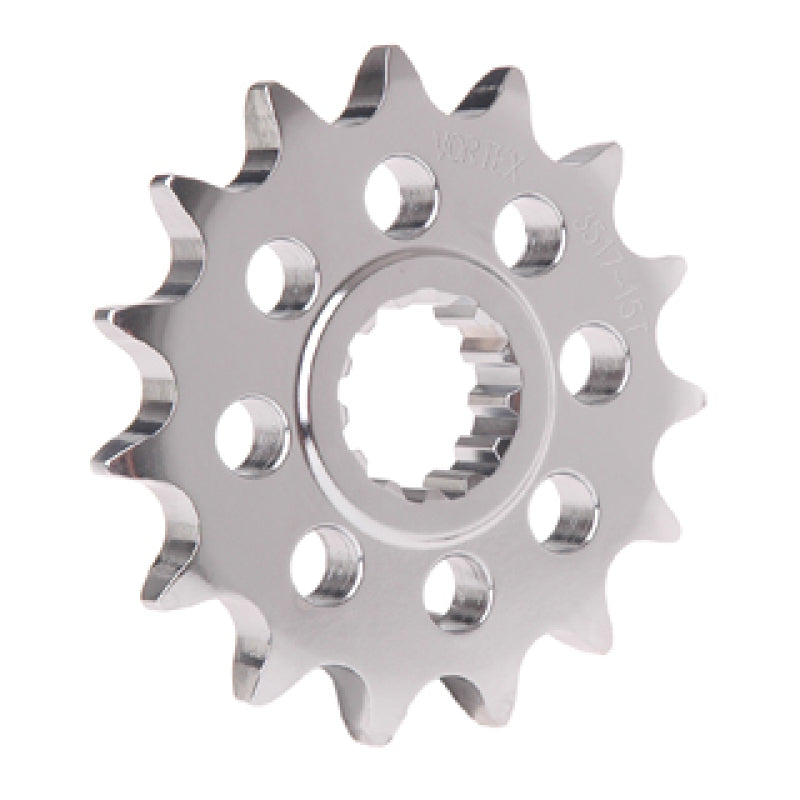 Vortex Racing Steel Front Sprocket 520 17 Tooth- Silver 3487-17