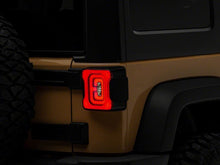 Load image into Gallery viewer, Raxiom 07-18 Jeep Wrangler JK Axial Series LED Tail Lights- Black Housing (Smoked Lens)