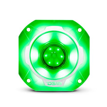 Load image into Gallery viewer, DS18 4in Super Bullet Tweeter 250 Watts RMS 1.5in Titanium Vc 4 ohm RGB LED Lights