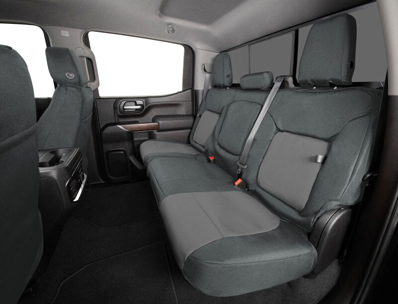 Covercraft 17-24 Nissan Titan Endura PrecisionFit Custom Second Row Seat Covers - Charcoal/Silver