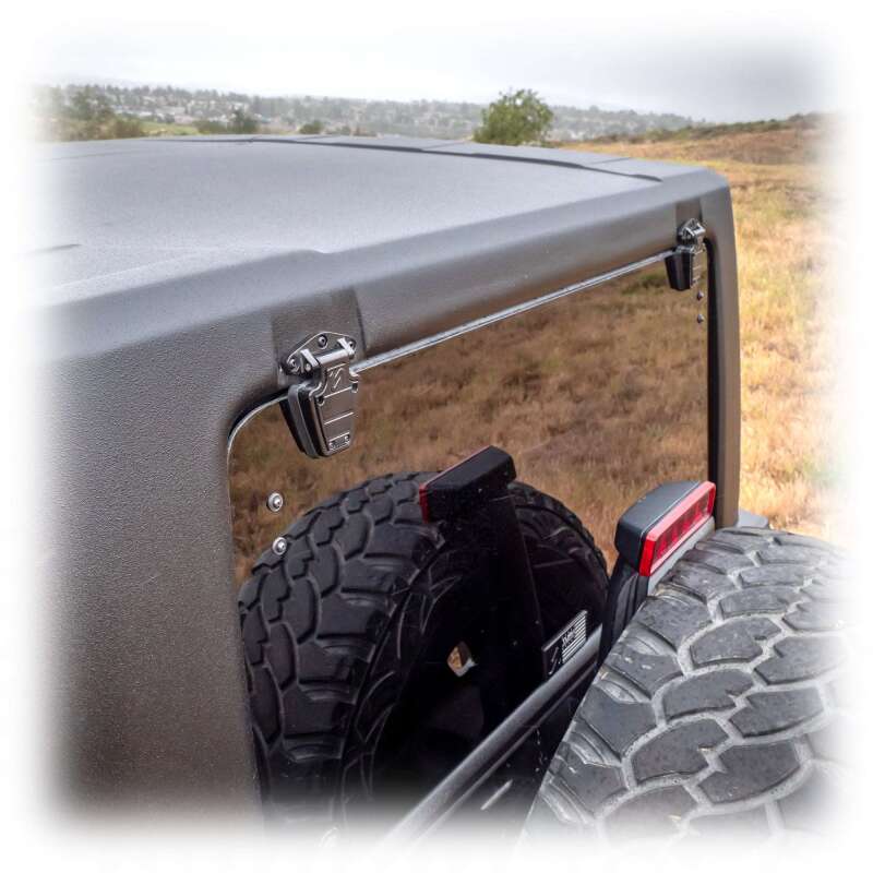 Turn Offroad 07-18 Jeep JK 2 Door Squareback Hardtop 2 Piece Primer (Paintable)