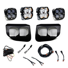 Load image into Gallery viewer, Baja Designs 20-22 Ford Super Duty Squadron 2.0 Pro/SAE Dual Fog Pocket Kit (Driving/Combo) - Clear