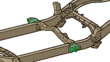 Load image into Gallery viewer, Rust Buster 95-04 Toyota Tacoma Rear Cab Mount - Left Side