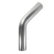 Load image into Gallery viewer, Ticon 1 Aluminum 6061 45 Deg Mandrel Bend - 1.5D Radius 301-02525-8150