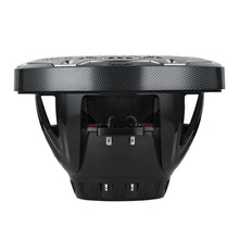 Load image into Gallery viewer, DS18 Hybrid Marine Speakers w/ Driver And RGB LED 10in 2-Way 450 Watts RMS 4 ohm Crbn Fiber w/ Cover