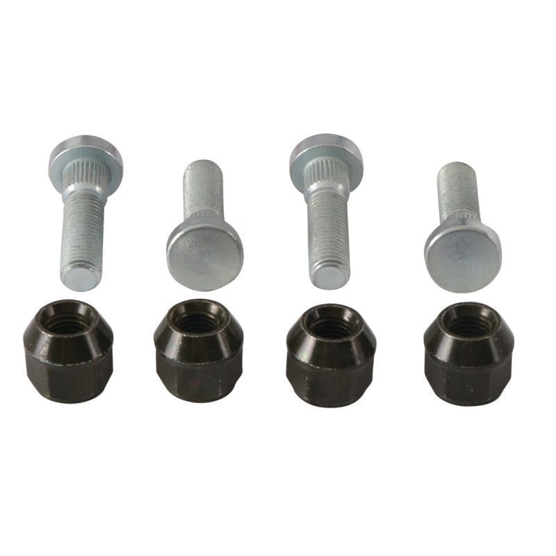 QuadBoss 09-13 Kawasaki KVF650 Brute Force 4x4i Front Wheel Stud & Nut Kit