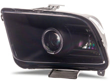 Load image into Gallery viewer, Raxiom 05-09 Ford Mustang w/ Factory Halogen LED Halo Headlights- Black Housing (Smoked Lens)