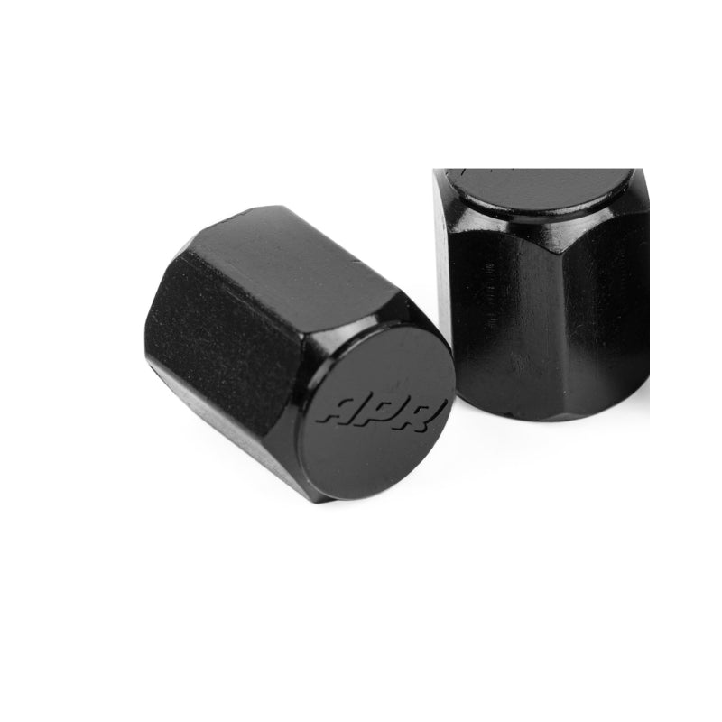 APR Valve Stem Caps - Gloss Black (Set of 4) MS100197