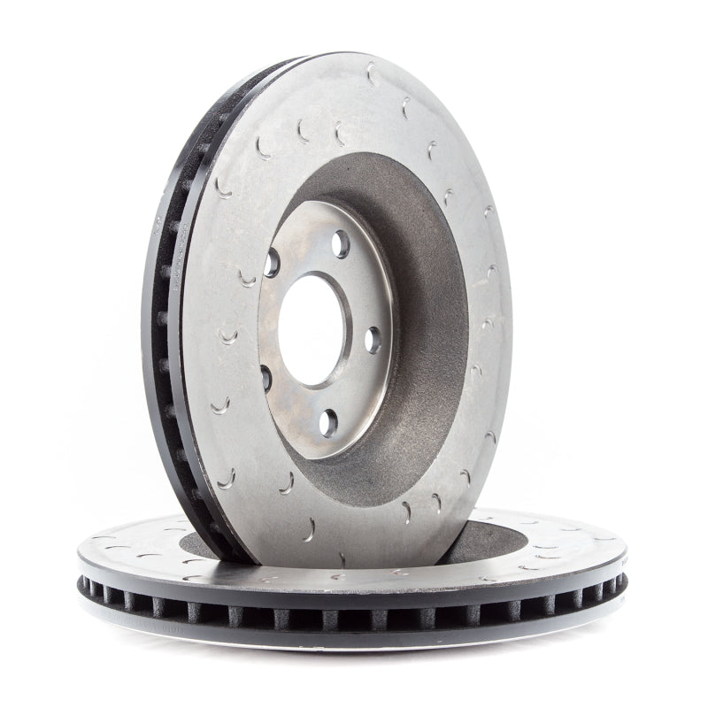 Alcon 2007+ Jeep JK 350x32mm Rotors 4-Piston Red Calipers Front Brake Upgrade Kit ALABKF5459AX02