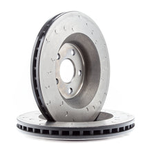 Load image into Gallery viewer, Alcon 2007+ Jeep JK 350x32mm Rotors 4-Piston Red Calipers Front Brake Upgrade Kit ALABKF5459AX02