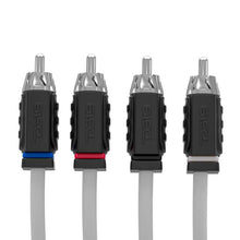 Load image into Gallery viewer, DS18 Marine Grade Tinned Copper OFC RCA Wires 4-Channel 25 Feet
