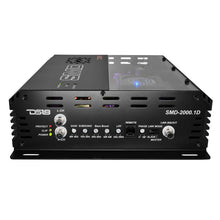 Load image into Gallery viewer, DS18 Steave Meade Colab 1-Channel Amp Class D 2000/1ohm 1400/2ohm 800/4ohm Watts LED Lights
