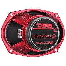 Load image into Gallery viewer, DS18 6x9in 275 Watts RMS 8 ohm Mid-Range Loudspeaker Bullet Loudspeaker Grill Included