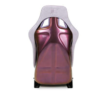 Load image into Gallery viewer, NRG FRP Bucket Seat (Large) Prisma-Chromatic Lilac Vegan Suede w/ Chameleon back