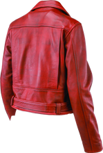 Load image into Gallery viewer, Kuryakyn Leather By River Road Arabian Spice Leather Jacket Red Womens - Small