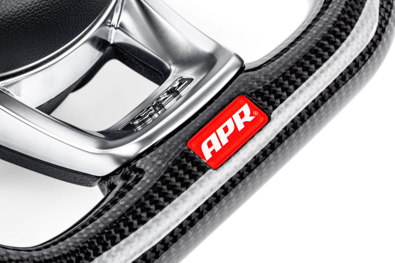 APR 15-26 Volkswagen Golf R/GTI/Jetta (MK7) Carbon Fiber/Red Stitch Steering Wheel (For Paddles) MS100201