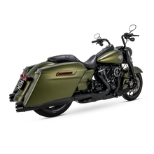 Load image into Gallery viewer, Vance &amp; Hines 17-23 Harley Touring Models Blackbird 450 Slip-Ons - Black Contrast Finish End Caps
