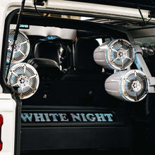 Load image into Gallery viewer, DS18 Marine And Powersports Towers 8in 125 Watts RMS RGB LED Lights White