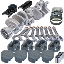 Load image into Gallery viewer, Eagle Chevy LT1 350 1Pc 3.750in Crank 6.000in I-Beam Rods -16cc 4.040in Pistons Rotating Assembly
