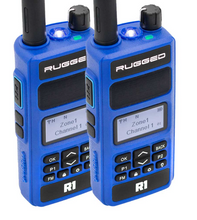 Load image into Gallery viewer, Rugged Radios 2 PACK - Rugged R1 - Business Band Two Way Handheld Radio - Digital and Analog