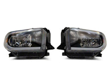 Load image into Gallery viewer, Raxiom 14-21 Toyota Tundra Axial Series Headlights w/ LED Bar- Black Housing (Clear Lens)