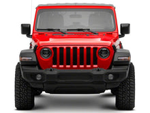 Load image into Gallery viewer, Raxiom 18-23 Jeep Wrangler JL Axial Series 9-In LED Angel Eye Headlights- Black Housing (Clear Lens)