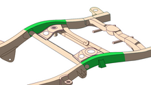 Load image into Gallery viewer, Rust Buster 1996-2002 Toyota 4Runner Over Axle Frame Repair Kit - Right