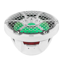 Load image into Gallery viewer, DS18 Marine Subwoofer w/ RGB Lights 12in 350 Watts RMS 4 ohm SVC White
